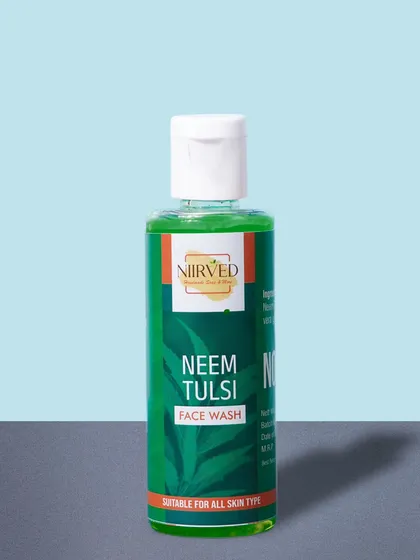 My Neem Tulsi Face Wash is a powerful yet gentle cleanser for all skin types. I use the natural antibacterial properties of neem and tulsi to fight acne, reduce redness, and soothe irritated skin, leaving your face feeling fresh and clear.