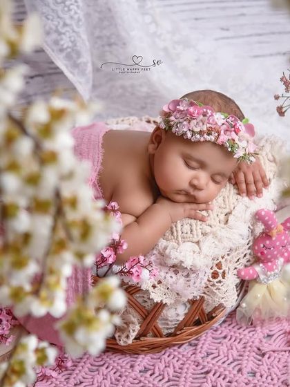 Peeking through the blossoms. This creative angle, shooting through foreground flowers, adds depth and a sense of being in a secret garden.