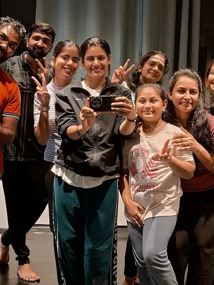 A happy selfie with my weekday batch. These smiling faces make every day feel like a celebration.