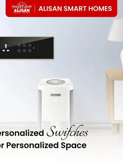 We offer personalized switches for your personalized space. This allows you to match the controls to your lifestyle, ensuring your home is not just smart, but also uniquely yours.