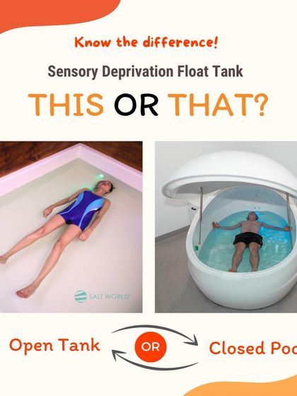 This or That? We chose open tanks to provide a superior, non-claustrophobic float experience. Know the difference and choose the comfort of a spacious float room.