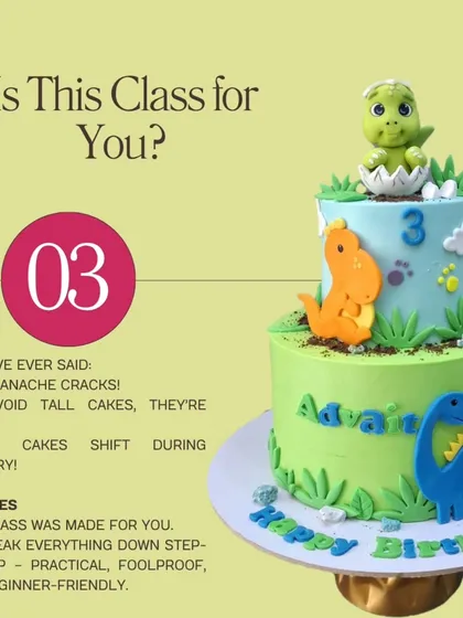 Another look at whether my ganache class is right for you. I break everything down step-by-step to solve the most common problems bakers face with tiered cakes.