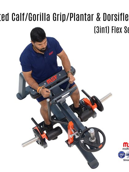 An overhead view of the 3-in-1 Flex Series machine, showing the Gorilla Grip function in use. This feature is excellent for athletes looking to enhance foot grip and overall athletic performance.