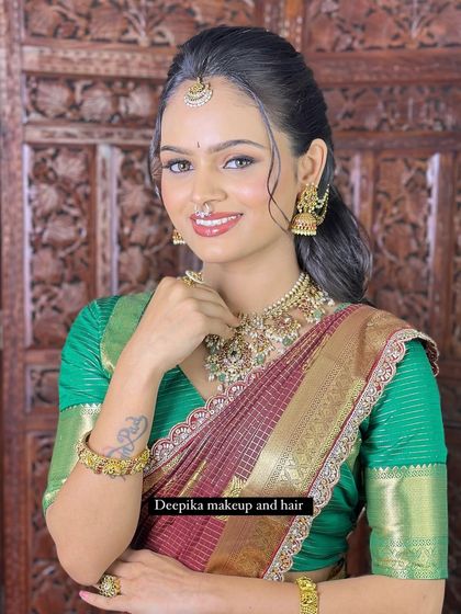 Deepika Makeup and Hair - Makeup & Hair for Weddings & Special Occasions South Indian Bridal Glam photo 15