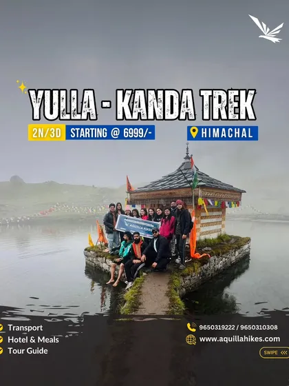 Another look at our Yulla Kanda trek package. We provide transport, hotel, meals, and a tour guide for a hassle-free experience.