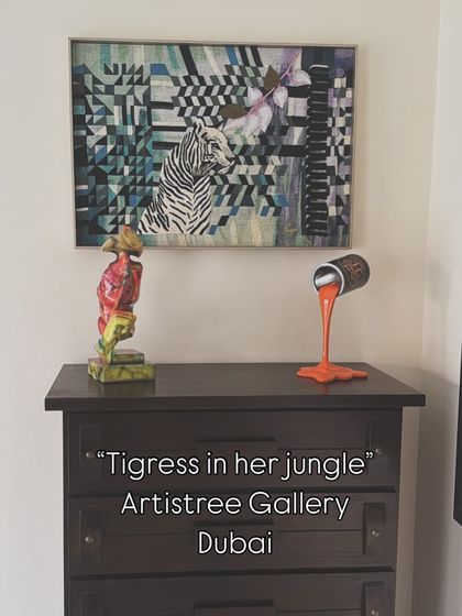 Pragya Jain - Commissioned Fine Art The Protagonist Series: Painting with Thread photo 11