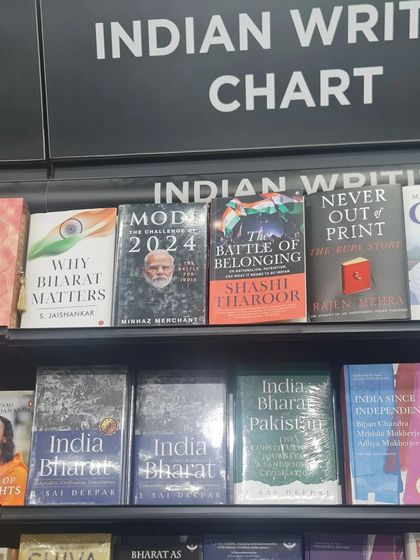 My books on the Indian Writing chart at the Kolkata International Airport. Their visibility in high-traffic public spaces helps introduce these critical themes to a wider audience.