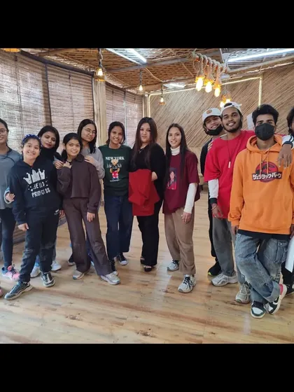 The happy crew after a successful House Dance workshop. The best part of dancing is the community you build and the friends you make along the way.