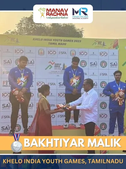 We also celebrate the success of our university student, Bakhtiyar Malik, who secured the Silver medal in the Trap Youth Men category at the Khelo India Youth Games.
