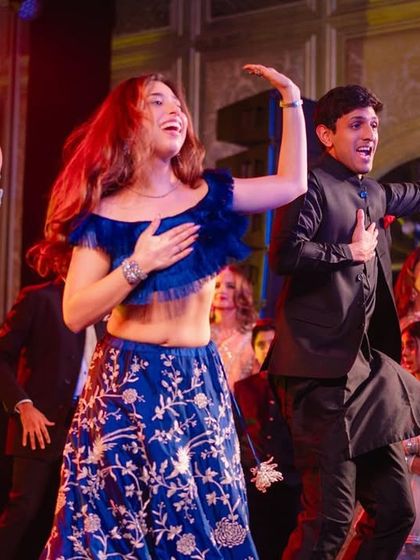 Setting the dance floor ablaze. A candid moment of pure joy and friendship during a high-energy group performance that had everyone on their feet.