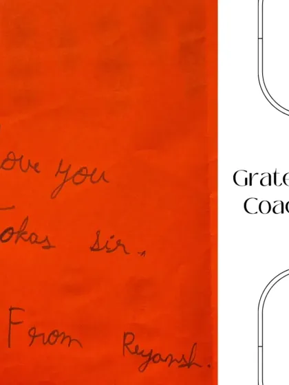 This is the real oxygen for a coach. A simple, handwritten note from a young swimmer is more valuable than any medal. It reminds me why I do what I do: to build a swim family and inspire a lifelong love for the water.