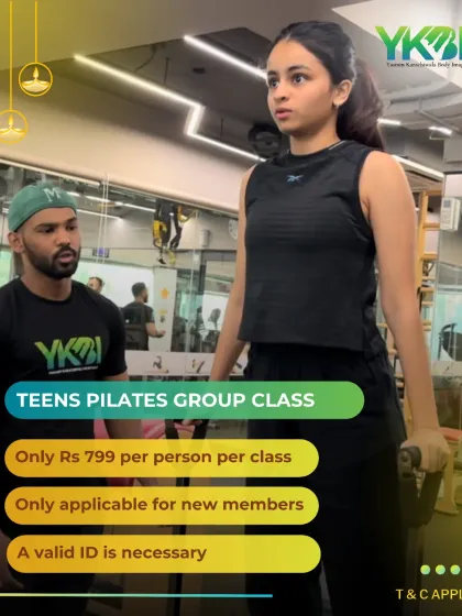 Our special offer for teens makes it easy to get started with Pilates. All you need is a valid ID to join our group classes and begin your fitness journey.