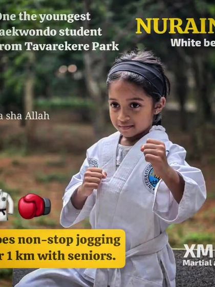 Meet Nurain, one of our youngest students, who shows incredible stamina and spirit. Age is no barrier to starting the martial arts journey.