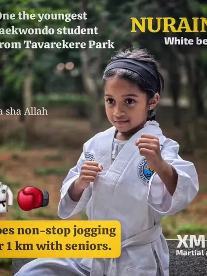 Meet Nurain, one of our youngest students, who shows incredible stamina and spirit. Age is no barrier to starting the martial arts journey.