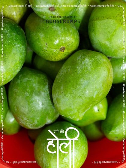 Fresh Rajapuri mangoes, another essential colour in our pickle-making festival.