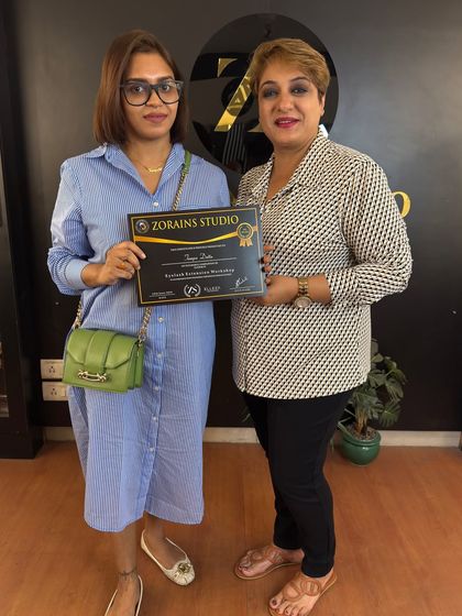 A graduate of our Elleza Lash Extension hands-on workshop.