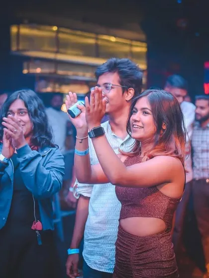 The crowd's reaction is the best feedback. Seeing smiles and people clapping along makes all the hard work worth it.