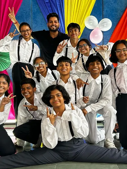 Just look at these rockstars. This is a picture with one of my youth performance groups, and their energy and passion for dance is what makes teaching so rewarding. They are my parivaar.