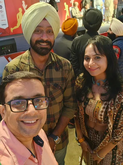 A selfie with the race organizers. We are grateful for their hard work and dedication.