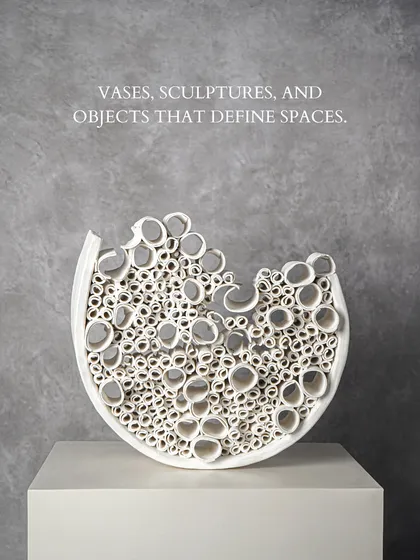 Beyond gifting, we create objects that define spaces. This sculptural piece from our 'Faaya Focus' collection embodies our philosophy of intentional design, where art and utility meet to create timeless stories in the corners of your home.