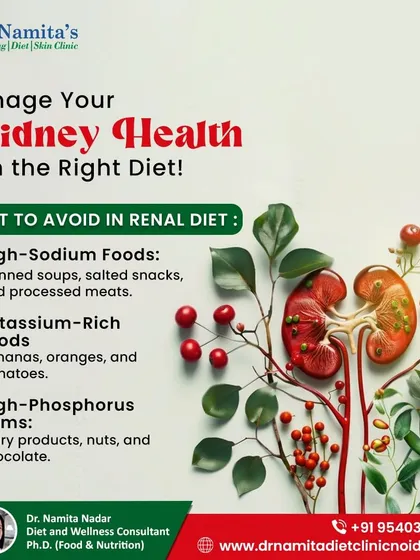 For those with kidney conditions, a renal diet is crucial. This involves carefully managing your intake of sodium, potassium, and phosphorus, and I can help you create a plan that is both safe and satisfying.