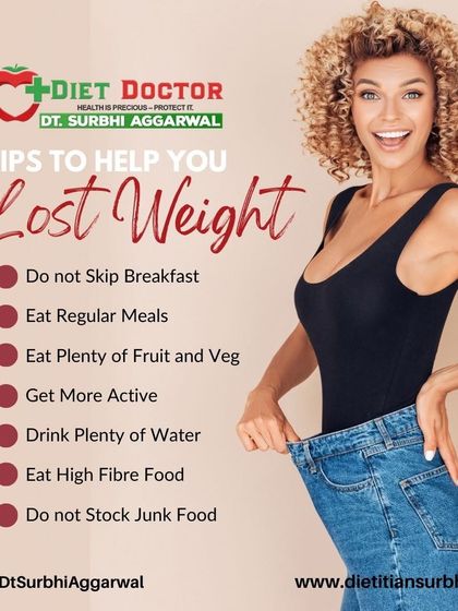 These simple tips can make a huge difference in your weight loss journey. I encourage clients to never skip breakfast, eat regular meals, get active, and stay hydrated to keep their metabolism firing.