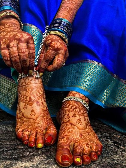 Lotus Mehendi Arts - Bridal & Occasion Mehendi The Signature Dark Stain photo 44