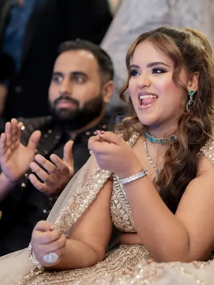 It was such a highlight to do my sister's engagement makeup. These photos capture the love and glow of the day. Her makeup was designed to be glamorous yet feel personal and special.