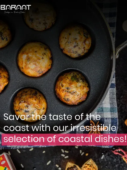 Another shot inviting you to explore my coastal selection, featuring these delicious Paniyaram.