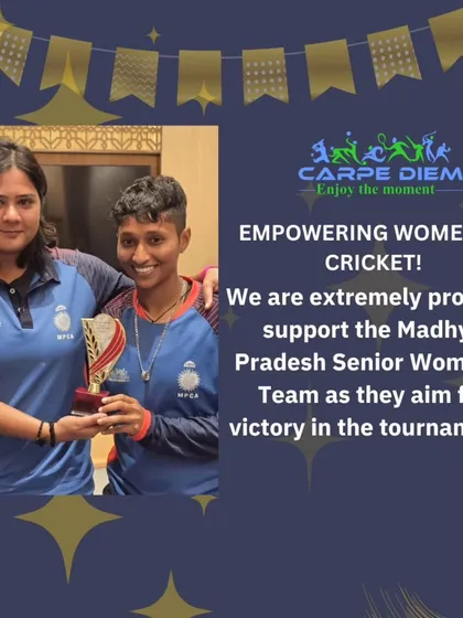 We are extremely proud to support the Madhya Pradesh Senior Women's Team. We believe in empowering women in cricket and helping them aim for victory.