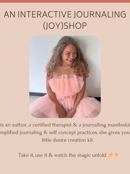 Welcome to an interactive 'Joy'shop on journaling. Learn from author and therapist Aahana about how to use simplified journaling as a tool for manifesting your desires.