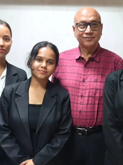Posing with my team of bright law interns. I am proud to mentor these aspiring lawyers, who bring fresh energy and dedication to our work for labor rights and social justice.