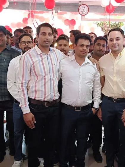 Another view from my store's opening event. Building a trusted, local business to serve the security needs of the Gurugram community is my primary goal.