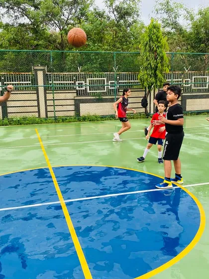 Players learn to pass and move.