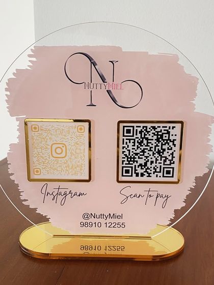 The Party Glitter - Custom Business Branding & Marketing Materials Custom QR Code & Payment Stands photo 6