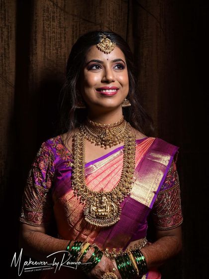 Makeovers by Ramya - Hair Styling & Saree Draping Celebrations: Engagements, Receptions & Parties photo 32