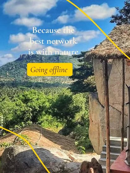 The best network is the one with nature. I find spots like this where you can truly go offline and disconnect. This rustic stay offers incredible views and a much-needed break from the digital world.