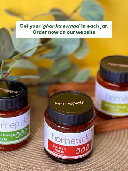 Get your 'ghar ka swaad' in every jar. Our pickles are made with love and traditional recipes, bringing the comfort of homemade food right to your table.