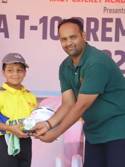 Celebrating the achievements of our young cricketers at the T-10 Premier League awards.