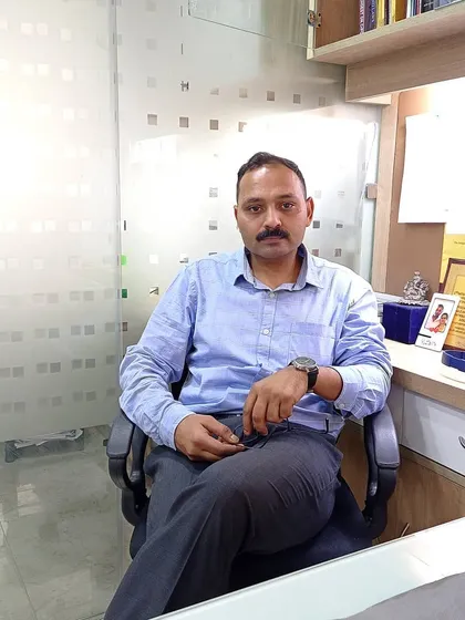 Seated in my office, ready for a webinar on career opportunities in law.