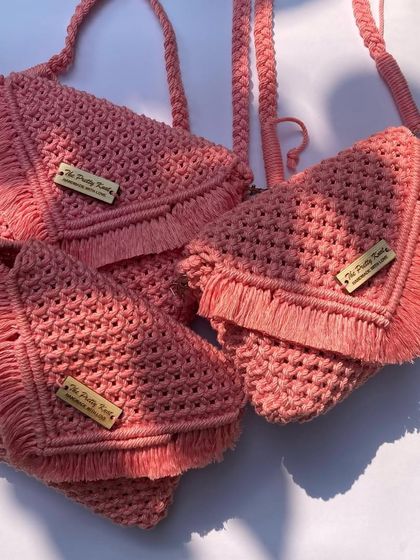 Our box bags in pink were in great demand this month. It's so overwhelming to see so much love for our products. This bag is available in 12 colors.