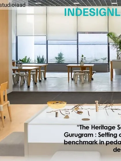 We are proud to have our design for The Heritage School featured by Indesignlive. The article recognized our Nordic-inspired design for setting a new benchmark in pedagogy, creating an environment that supports health, wellbeing, and experiential learning for students and teachers.