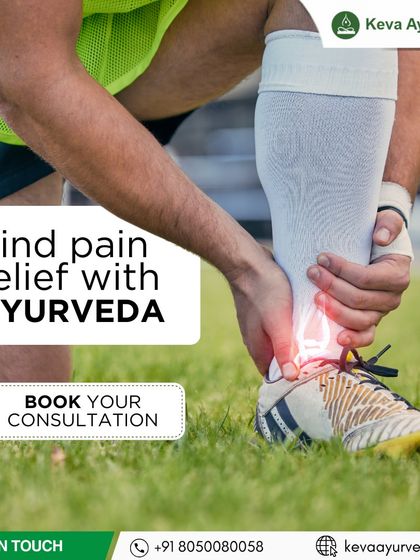 Whether it's a sports injury or chronic discomfort, we provide effective pain relief through Ayurveda. Our consultations identify the root cause to create a personalized treatment plan for you.