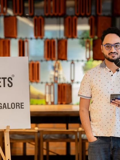 A poet at our Mother's Day event. The presence of so many amazing moms and their champions made the day truly special.