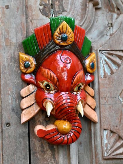 Greenhouse - Curated Artisan & Vintage Decor Hand-Carved Traditional Masks photo 6