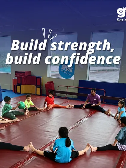 Building strength and confidence starts here. My group sessions, like this circle stretch, help kids improve flexibility and body awareness in a supportive, non-competitive setting with their peers.
