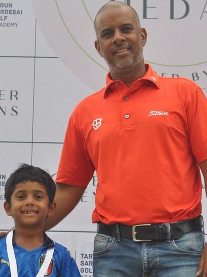 With one of the youngest winners of the day. Nurturing talent from the very beginning is a core part of my philosophy.