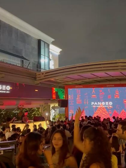 The scale of the party at Pangeo is massive, and I love commanding such a large space with music.