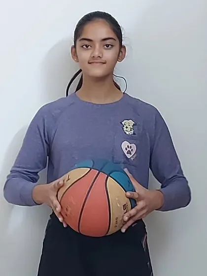 Aishani Sharma, one of our most dedicated players, selected for the National Basketball Academy trials by the Basketball Federation of India.