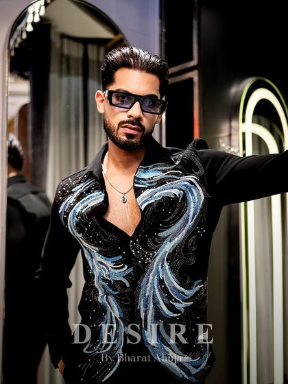 Sculpted in shimmer, styled to stun. This shirt is designed for the nightlife, for moments under the lights where your style needs to shine as brightly as you do.